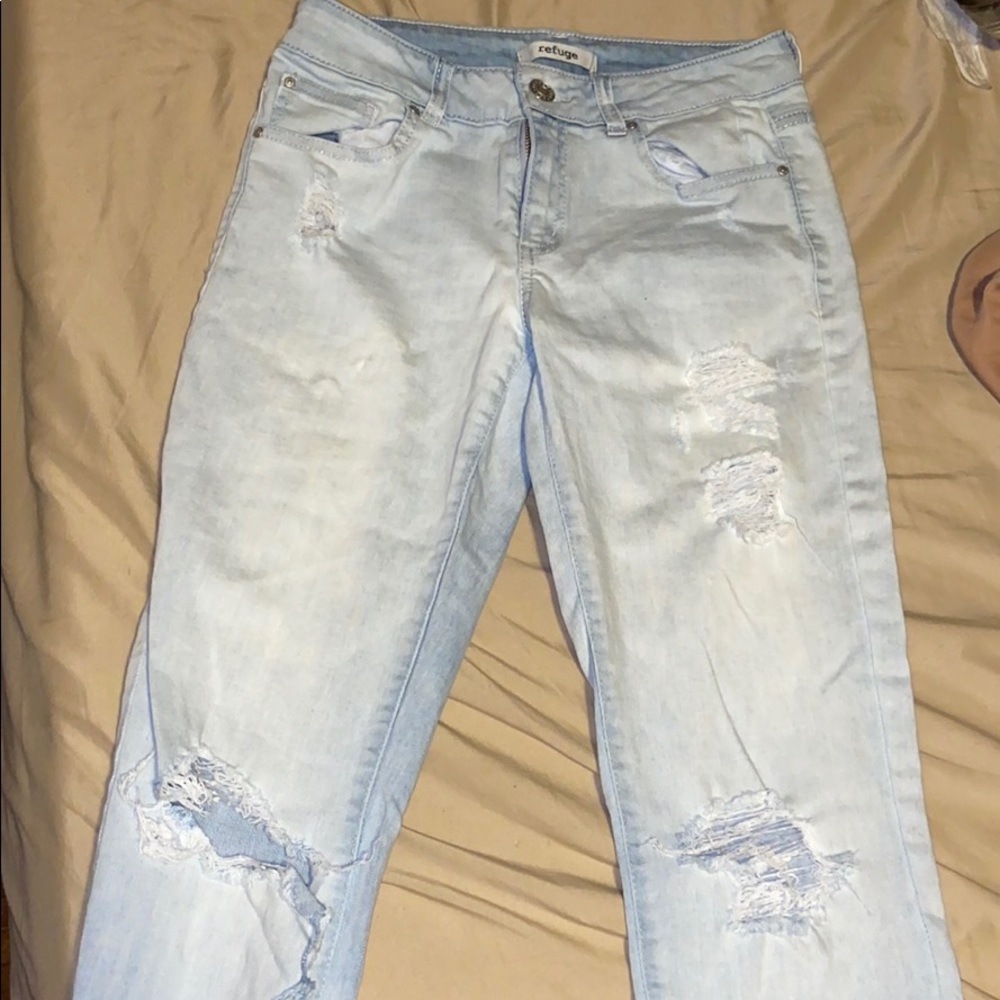 Charlotte Russe Distressed Skinny jeans size 4
